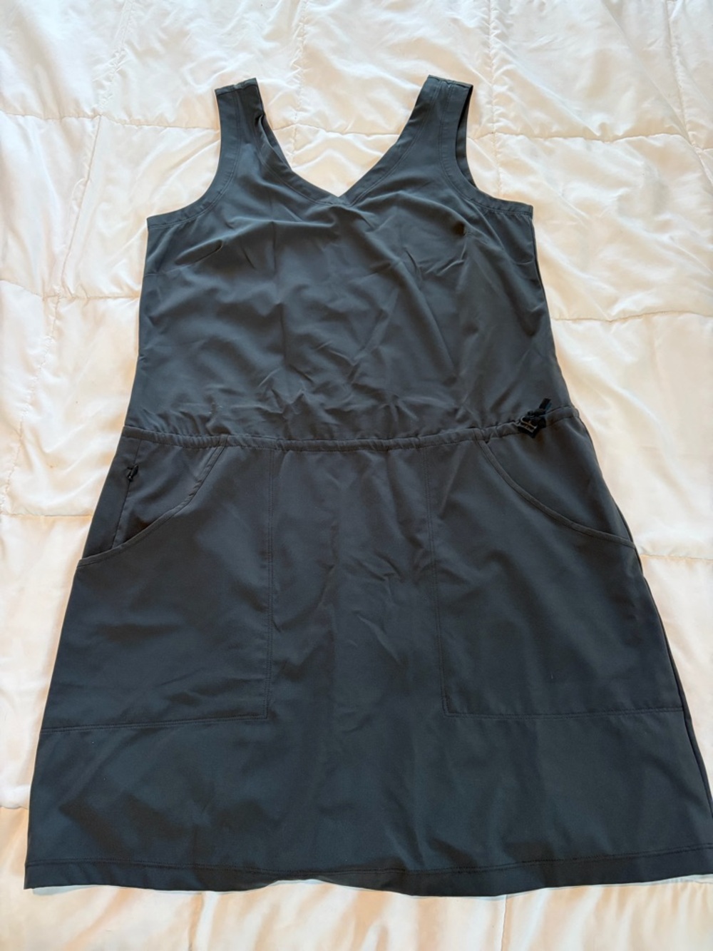 Toad&Co Black V-Neck Casual Dress